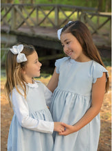 Sadie Cap Sleeve Dress, Blue Cord