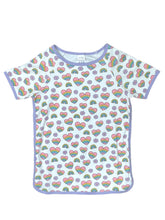 Lounge Short Sleeve Pant Set, Rainbow Heart