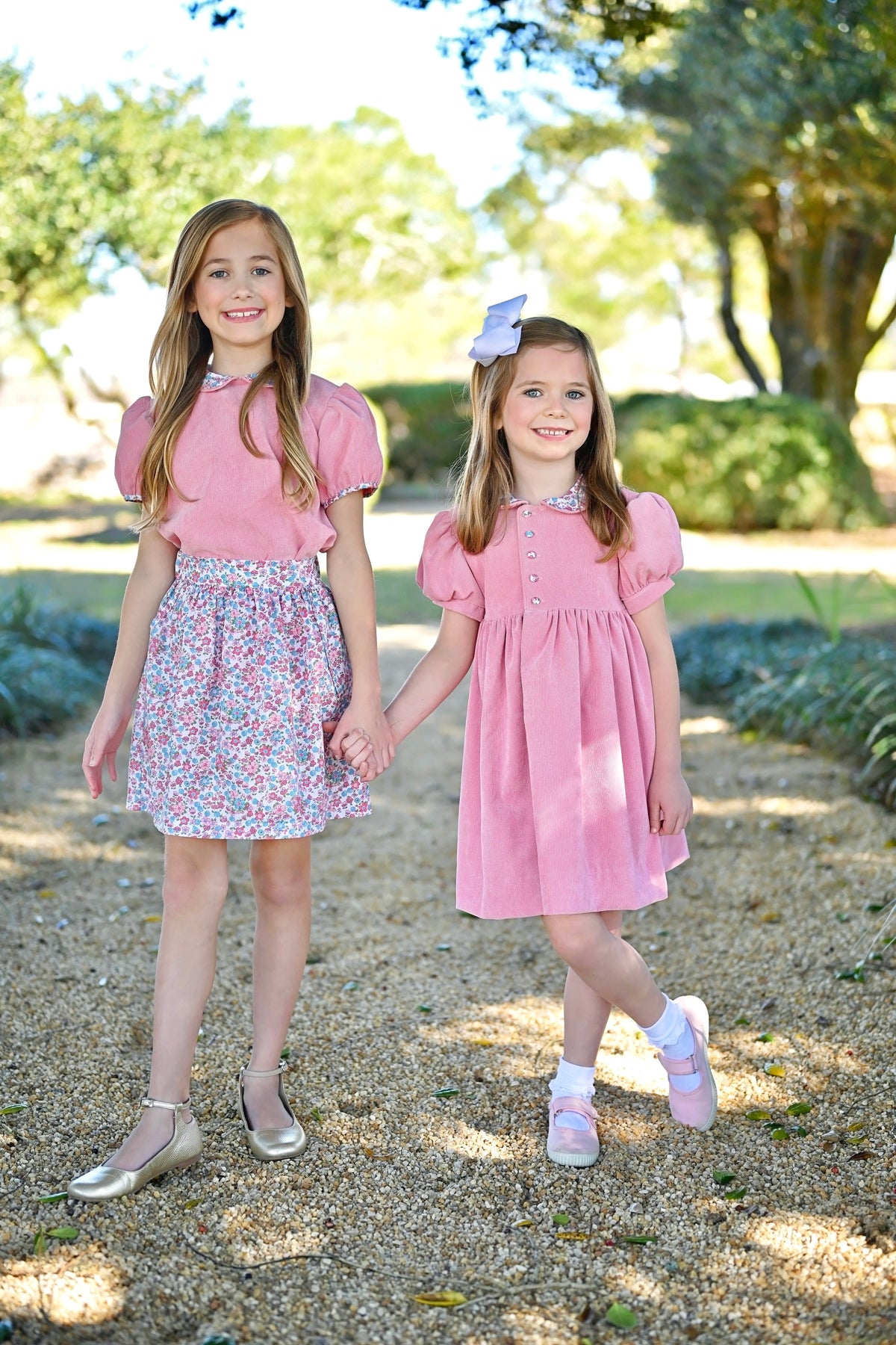 Ava Dress, Pink Cord