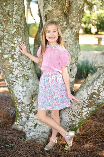Mia Skirt Set, Floral (Ready to Ship)