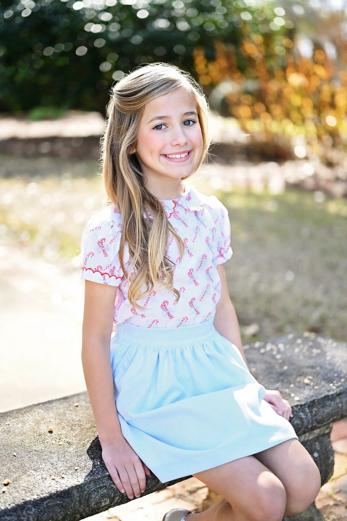 Cece Skirt Set, Candy Cane