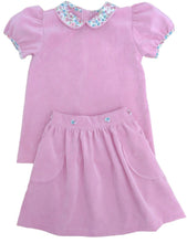 Madeline Skirt Set, Pink Cord