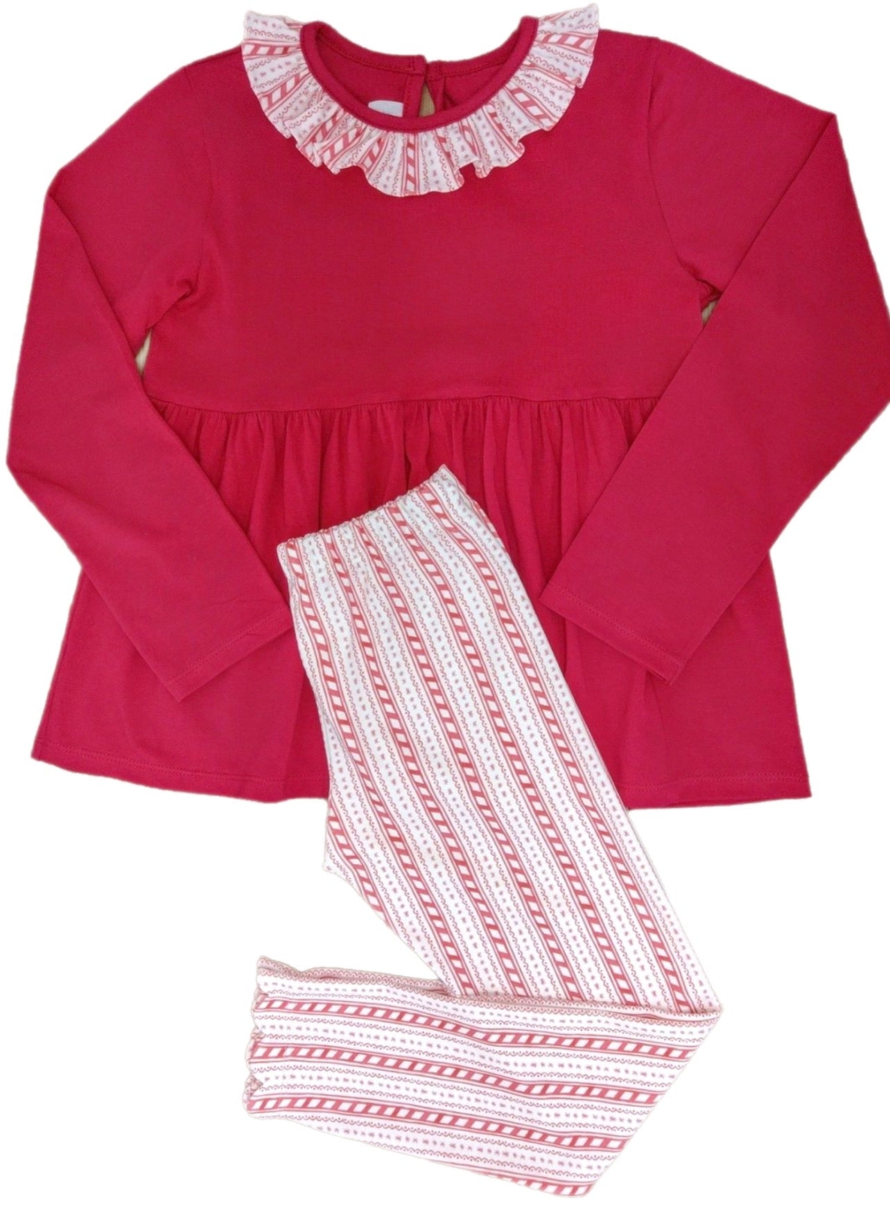 Sally Knit Legging Set, Peppermint