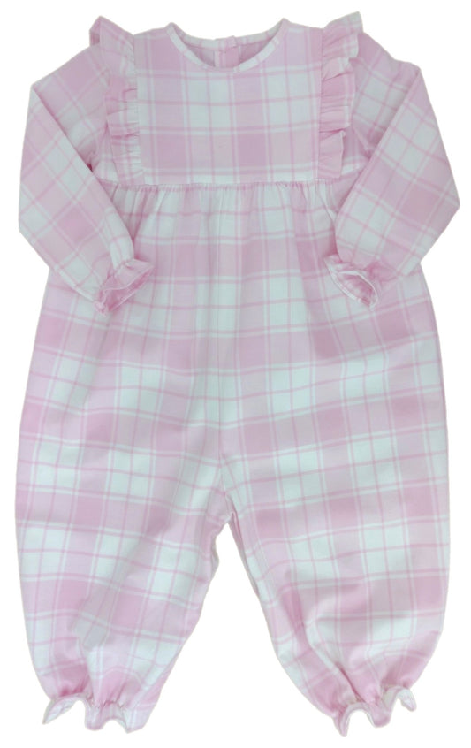 Harper Long Bubble, Pink Check