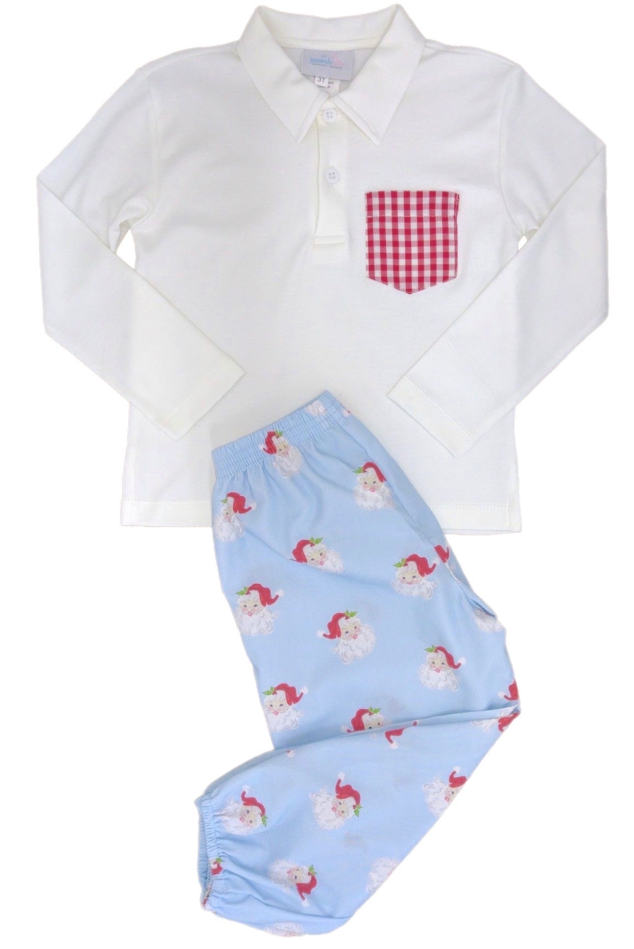 Carter Pant Set, Santa