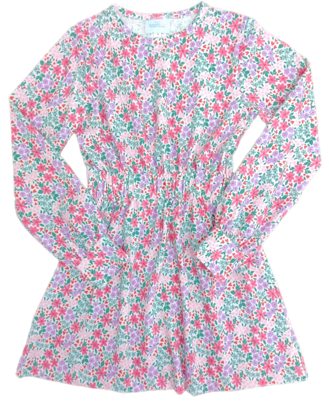 Bright Floral Pima Knit Dress