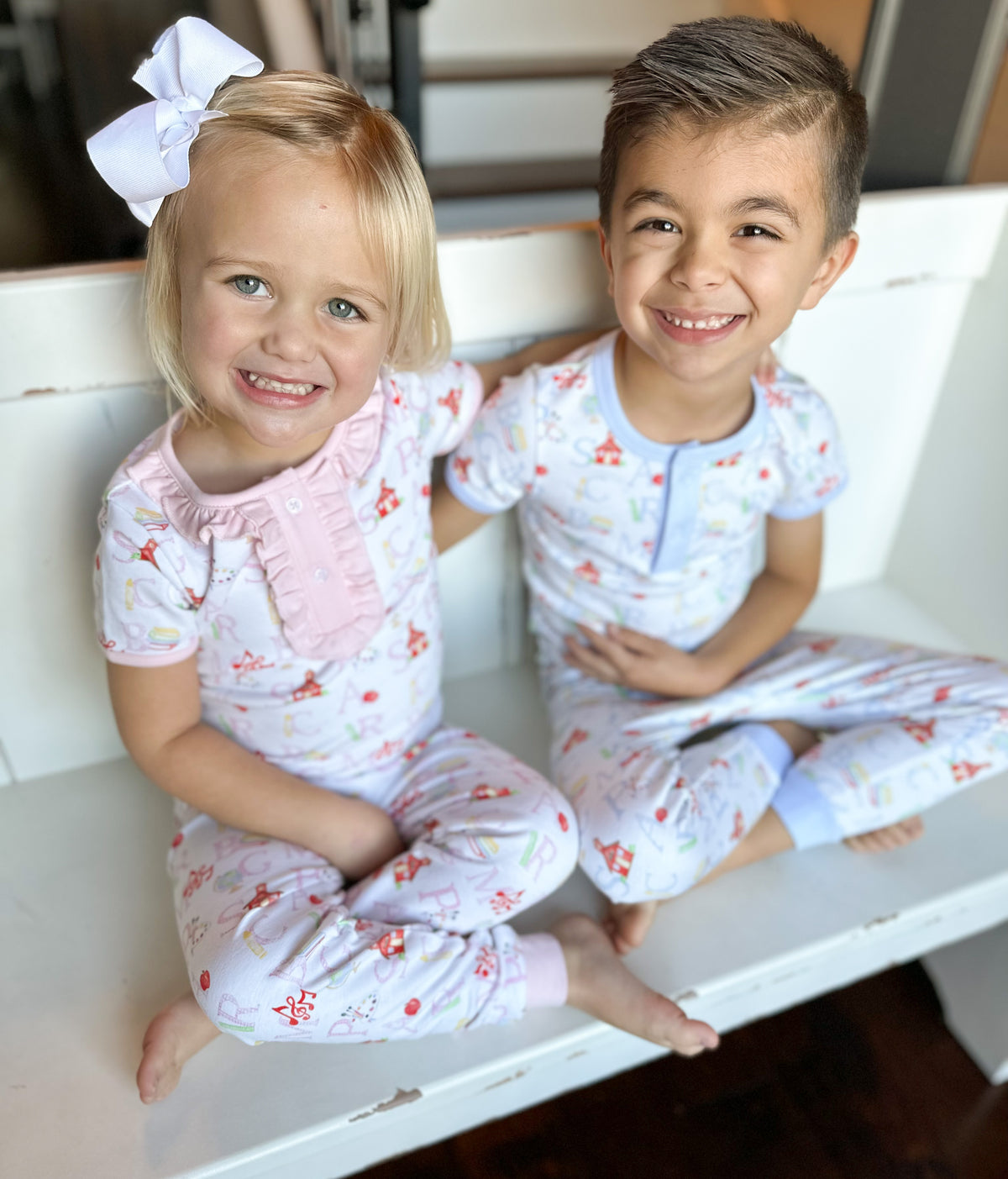 Boys Two-Piece Jammies, ABC Knit
