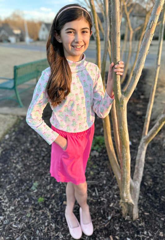 Sophie Scalloped Skirt, Pink