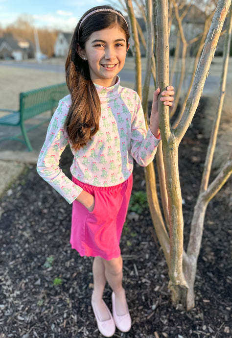 Sophie Scalloped Skirt, Pink