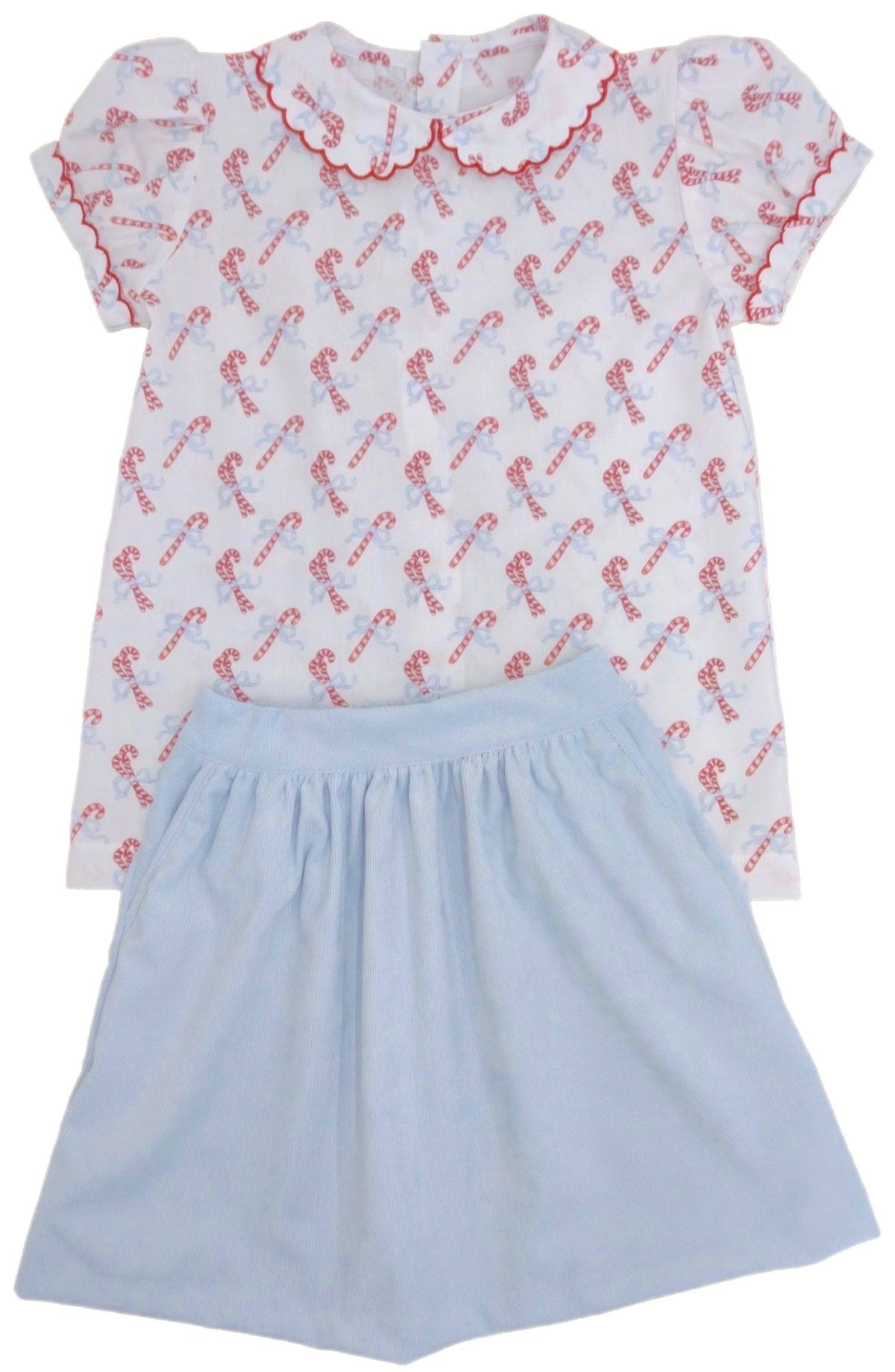 Cece Skirt Set, Candy Cane