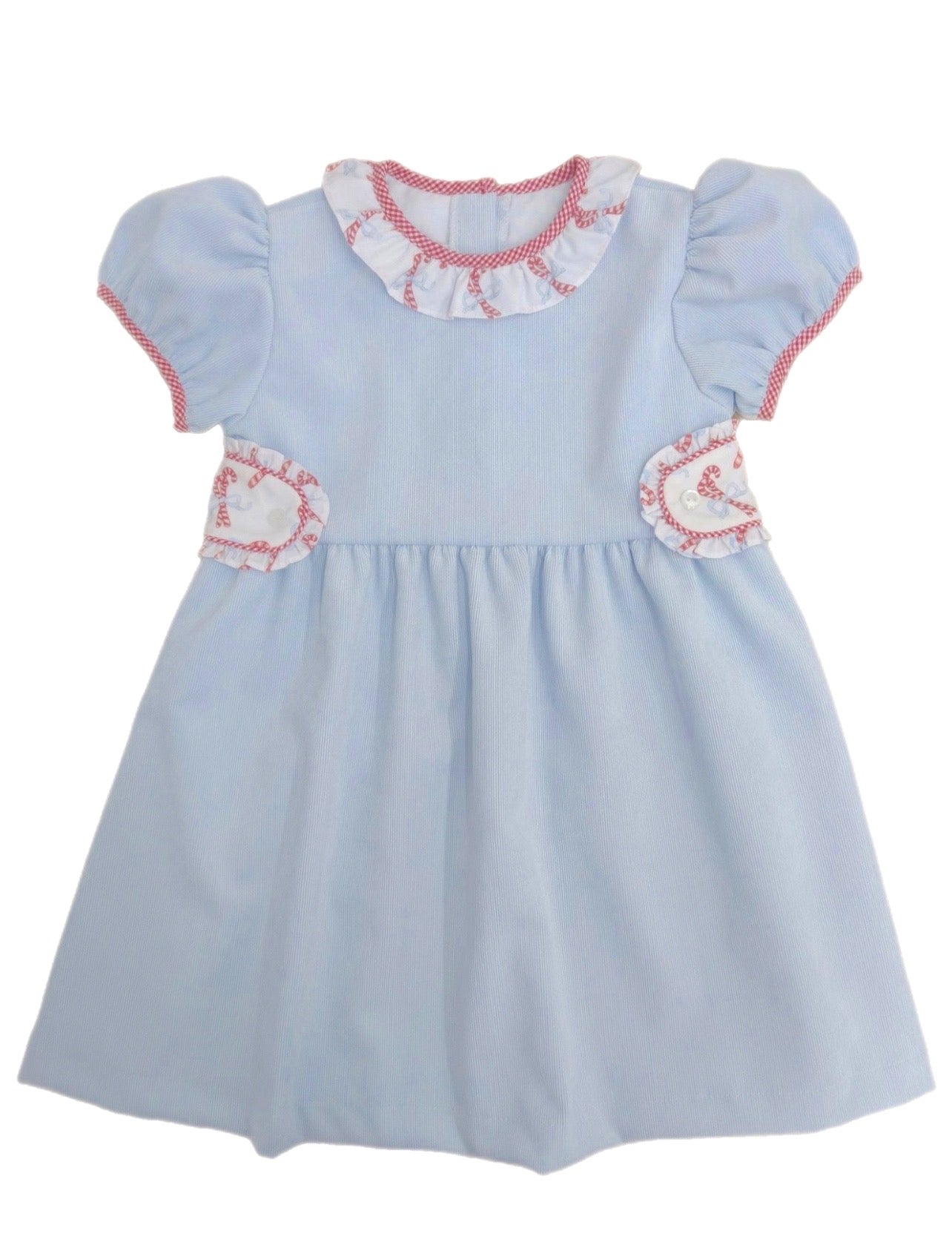 Tabitha Tab Dress, Candy Cane