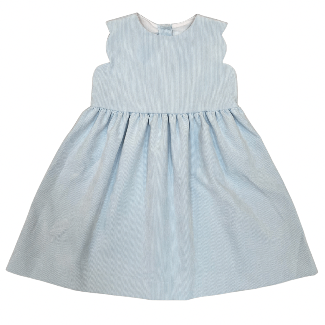 Savannah Scalloped Jumper, Blue Cord