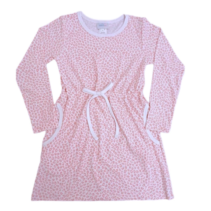 Camille Dress, Pink Cheetah