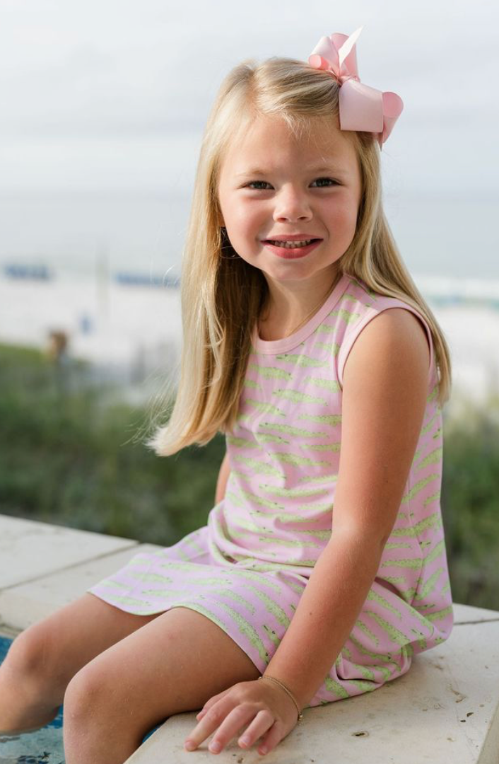 See you Later Alligator Knit- Madison Sleeveless Play Dress online