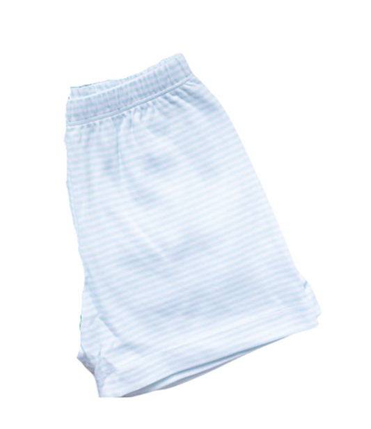 Conrad Shorts Blue and White Stripe, Blossoms and Blooms ONLINE