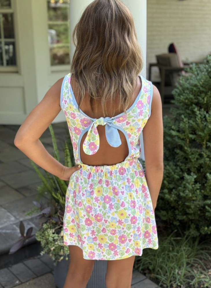 Kristin Knot Dress, Blossoms and Blooms ONLINE