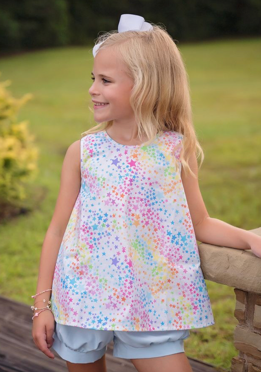 Lottie Bloomer Set Rainbow Stars (product) (ready to ship)