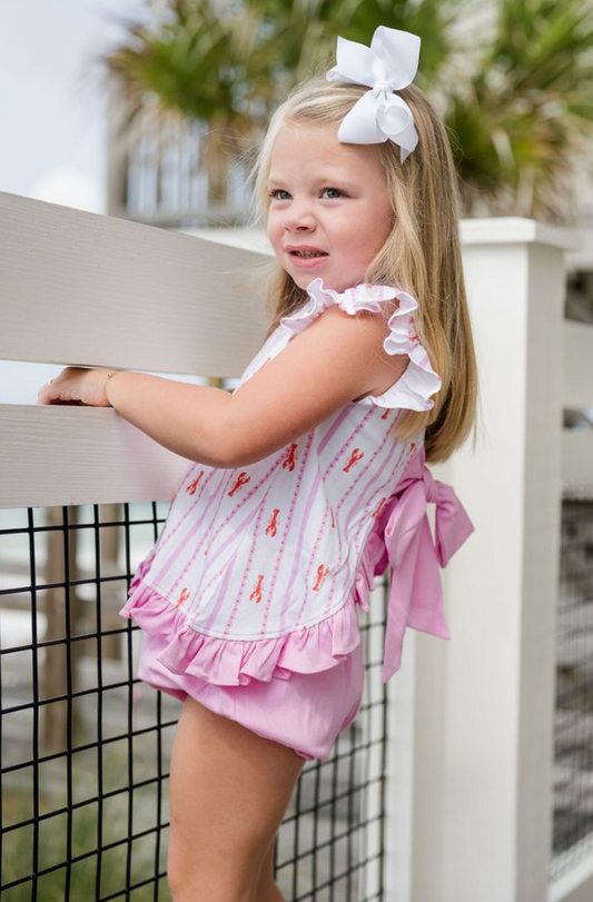 Mae Banded Short Set, Lobster online