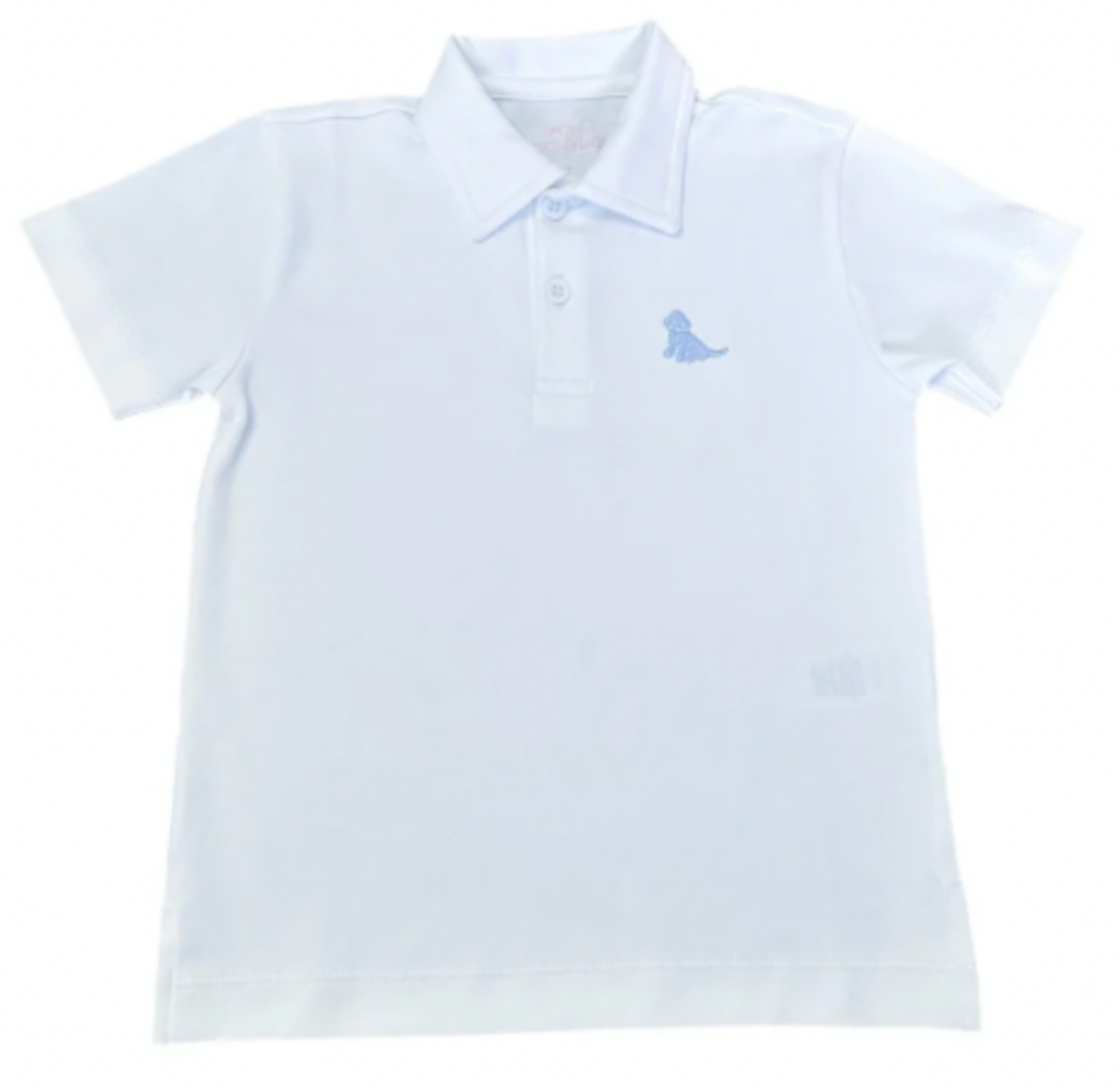 White with Blue Puppy Polo, Simply Sweet Knit online