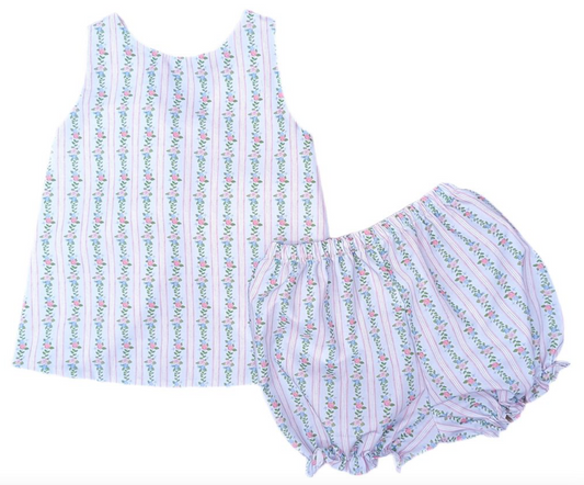 KINLEY BLOOMER SET/ PINK-BLUE FLORAL online