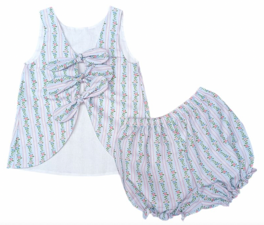 KINLEY BLOOMER SET/ PINK-BLUE FLORAL online