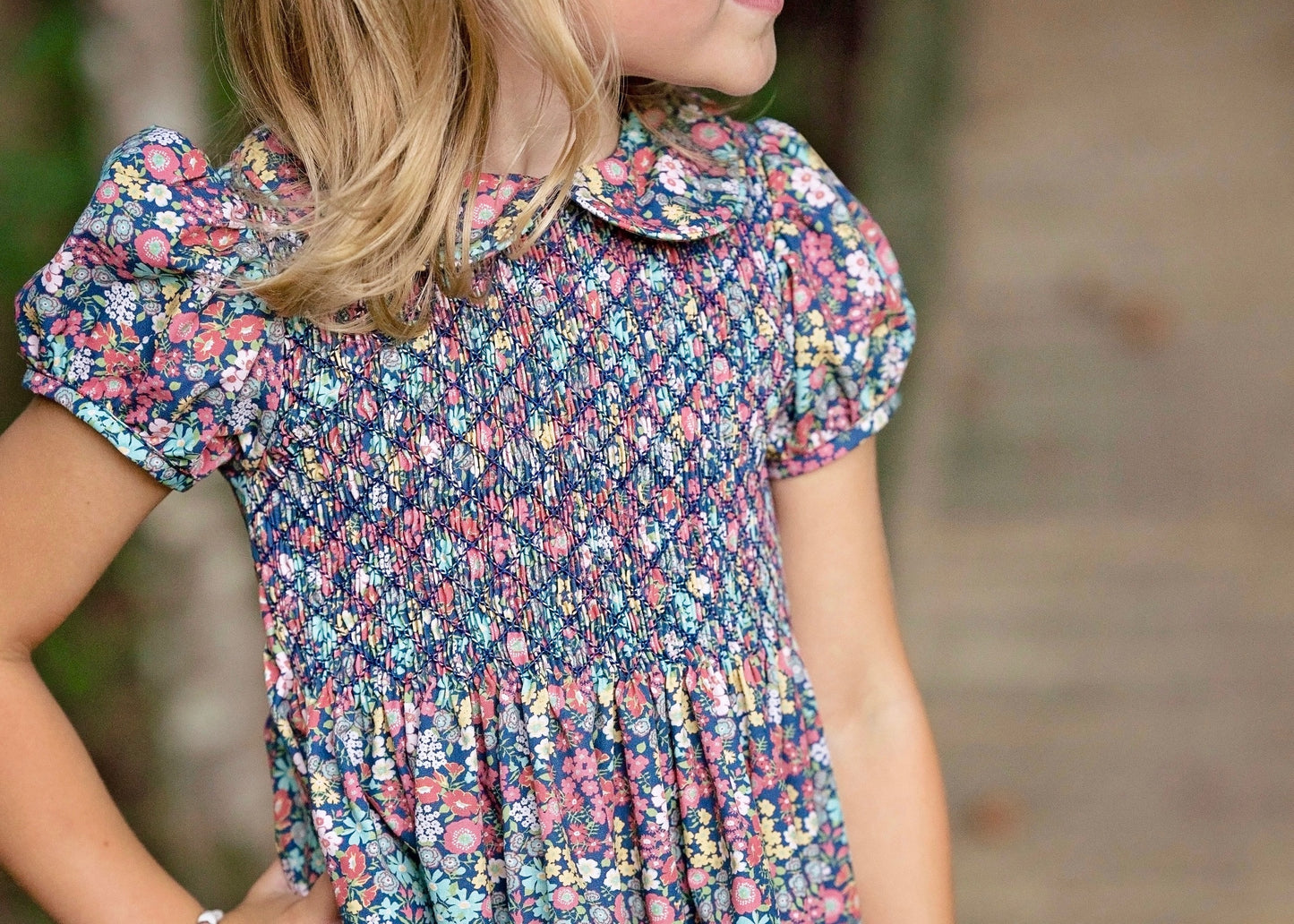Everly Smocked Floral Dress