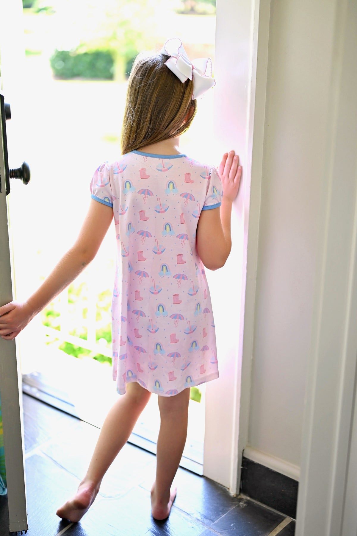 Knit Play Dress, Rain Rain Go Away