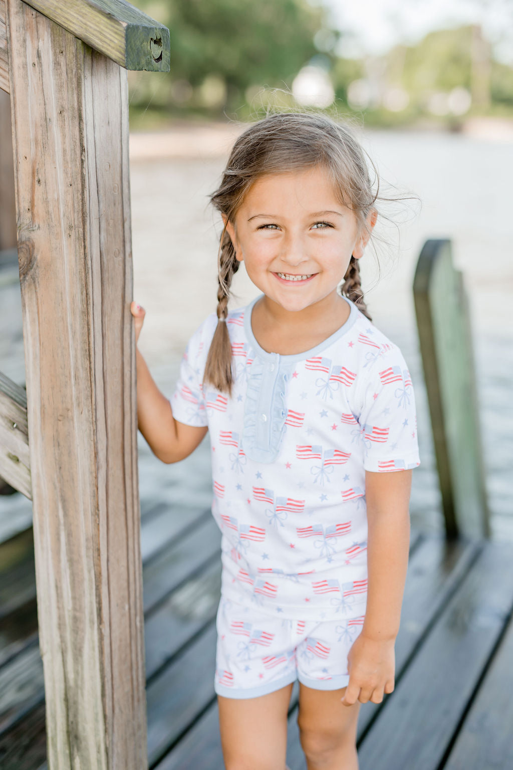 Girls Short Jammie Set, Our Country