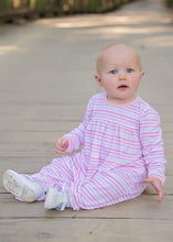 Lily Long Bubble, Pink Stripe Knit