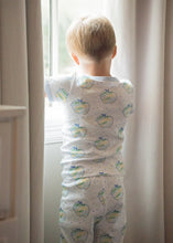 Boys Two Piece Jammies, Apple Print Knit