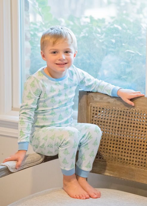 Boys Two-Piece Jammies, Christmas Tree
