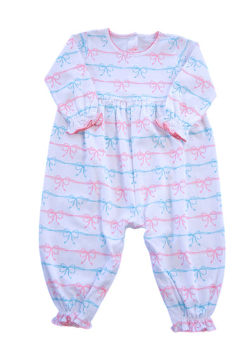 Isla Knit Long Bubble, Simply Sweet Bows (Ready to Ship)