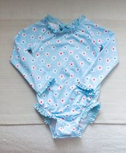 Leighton Rash Guard Swim, Patriotic Daisy