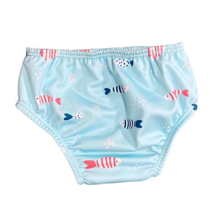 Sammy Diaper Cover, Fish Print