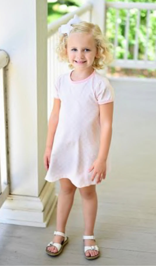 Play Dress, Pink Basketweave