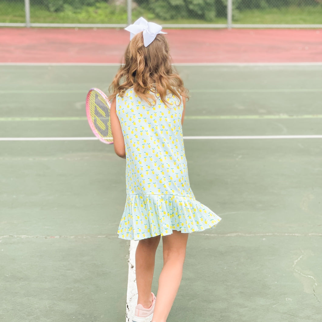 Vivi Tennis Dress, Lemons