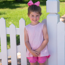 Kinley Ruffled Bloomer/Banded Short Set, Pink
