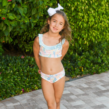 Sara Two Piece Swim, Sea Floral