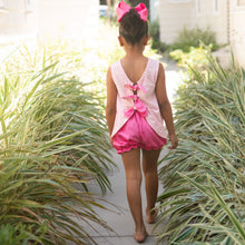 Kinley Ruffled Bloomer/Banded Short Set, Pink