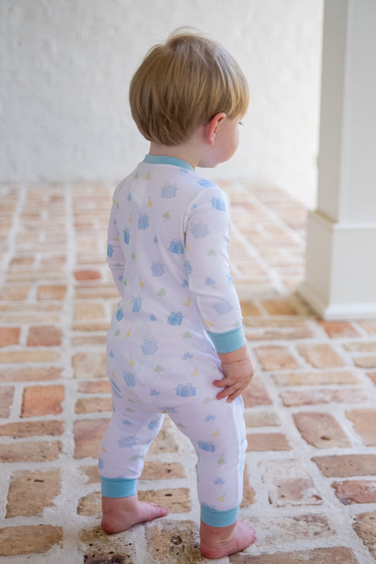 Birthday Zip-Up Jammies, Boy