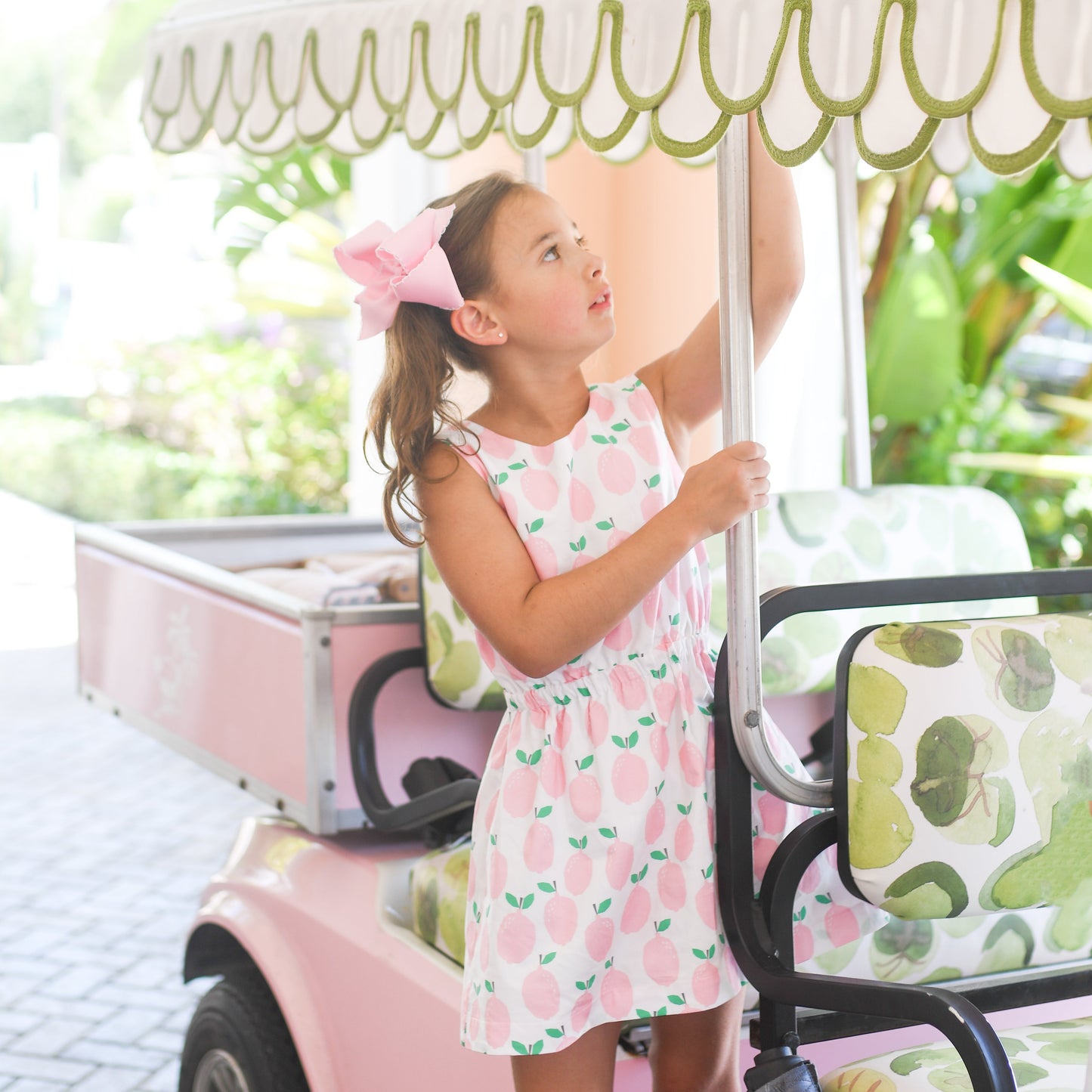 Kristin Knot Dress, Pink Lemonade