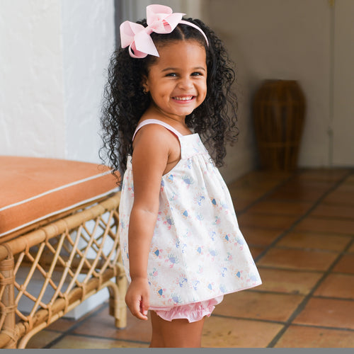 Caroline Bloomer/Banded Short Set, Crab