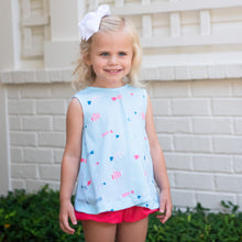 Lottie Bloomer/Banded Short Set, Fish