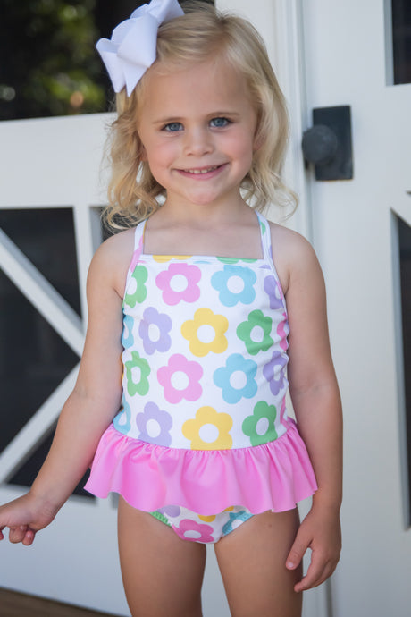 Lainey Vintage Floral Swim