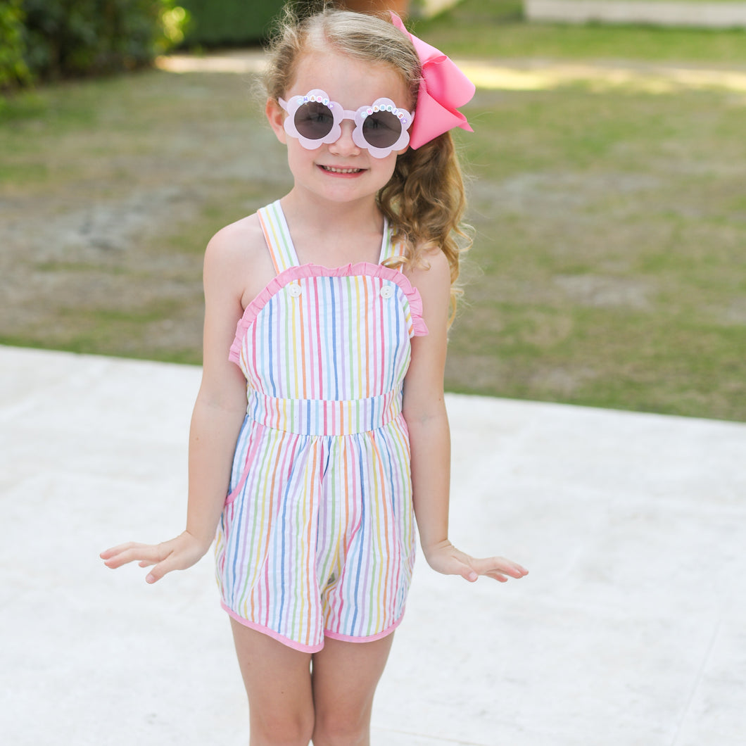 Ryan Romper, Rainbow Stripe