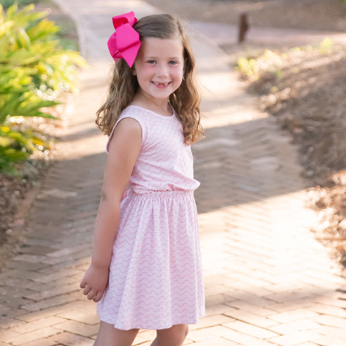 Kristin Knot Dress, Pink