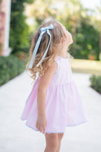 Sylvie Bloomer/Banded Short Set, Pink Stripe