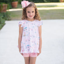 Mae Swing Bloomer/Banded Short Set, Ice Cream Truck Knit