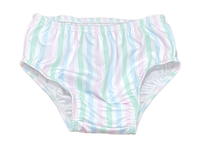 Sammy Diaper Cover, Pastel Stripe