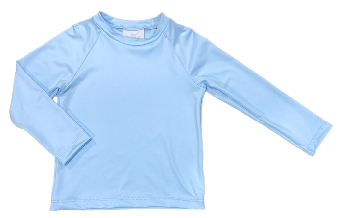 Sammy Swim Long Sleeve Rash Guard, Blue